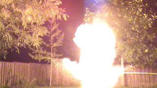 Flour Powered Flame Thrower [upl. by Shannen]