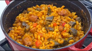 Mouthwatering Jollof Macaroni [upl. by Hakym]