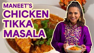 How to Make Maneet Chauhans Chicken Tikka Masala  Maneets Eats  Food Network [upl. by Ennairb447]