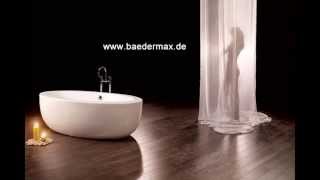 Die freistehende Badewanne aus HighQuality Acryl von Bädermax [upl. by Hamforrd]