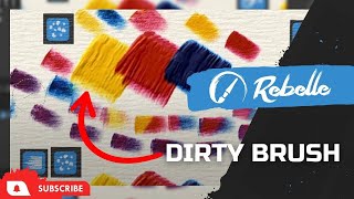 Rebelle 5 amp 6 Tutorials Dirty Brush Multicolor Brush Watercolor Transparent Modes [upl. by Auqkinahs]