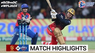 RCB vs DC Final Match WPL 2024 Highlights  Women IPL Highlights 2024  DC vs RCB Highlights Today [upl. by Irina765]