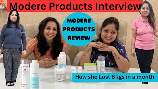 Modere Products Reviews Modere Gut Health Weight Loss Program How she lost 8 Kg in a month [upl. by Obocaj86]