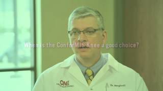 Dr William Berghoff discusses ConforMIS knee replacement [upl. by Carberry]