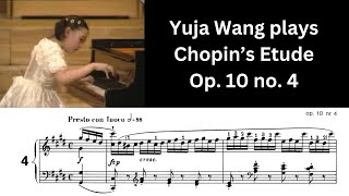 She plays like a pro at such a young age  Yuja Wang 12 plays Chopins Etude Op 10 no 4 [upl. by Naitirb253]