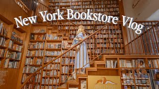 Book Shopping at the BEST bookstores in New York 📚  book haul [upl. by Tristam]