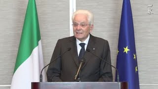 Mattarella quotRicevuto assicurazioni su rimozioni ostacoli Cinaquot [upl. by Grethel]