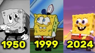 Evolution of SpongeBob SquarePants in Movies and TV and Animation 1950  2024 [upl. by Norrv]