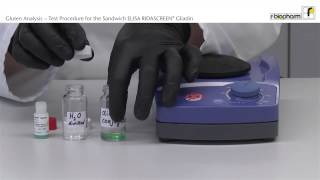 Gluten Analysis Test Procedure for the Sandwich ELISA RIDASCREEN Gliadin Video 5 [upl. by Aneleh57]