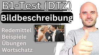 B1 DTZ Bildbeschreibung  TELC DTZ Prüfung [upl. by Mayberry]