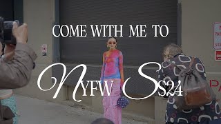 Come With Me to NYFW SS24  Camille Co [upl. by Shanan]