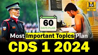 CDS Most Important Topics  CDS 1 2024 Preparation Shubham Varshney SSB [upl. by Illah]