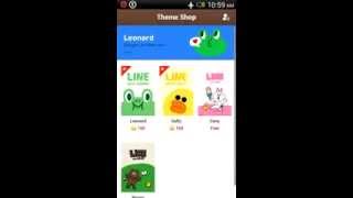 LINE theme changer for android [upl. by Concordia]