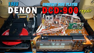 1986 데논 빈티지 CD플레이어 수리DENON Compact Disc Player DCD900 repair [upl. by Ryun460]