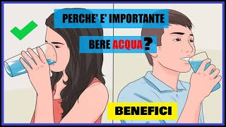 Perché è importante bere acqua Quali sono i benefici Quanta acqua si dovrebbe bere [upl. by Rochell205]