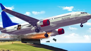 All Systems Failed  Worst Plane Landing Fails Airplane Crashes  Besiege plane crash [upl. by Ardath]