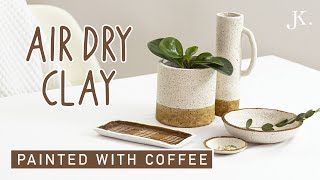 DIY  easy Air Dry Clay projects for Home Decor [upl. by Dietsche]