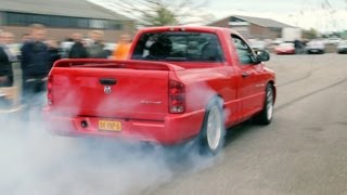 Dodge RAM SRT10 AMAZING BURNOUT [upl. by Filipe902]