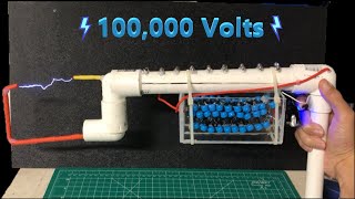 100000 Volts Marx Generator Gun [upl. by Horst142]