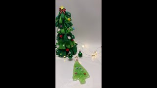 Create Sparkly Christmas Tree Decor with Glitter amp Glue 🎄✨ art kidslearning [upl. by Llevel]