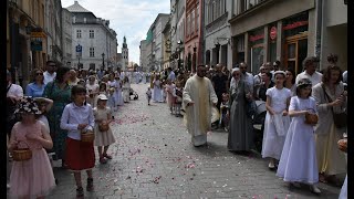 Centralna Procesja Bożego Ciała w Krakowie AD 2024 [upl. by Oluap659]