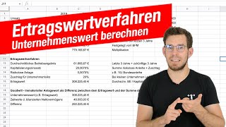 Wie viel ist dein Unternehmen wert Ertragswertverfahren berechnen mit Beispiel inkl Goodwill [upl. by Hollenbeck]