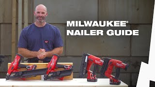 MILWAUKEE® Nailers – Everything you need to know [upl. by Llerroj]