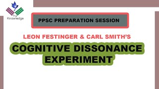 Cognitive Dissonance Experiment Experiment by Festinger and Carl Smith Social Psychology in Hindi [upl. by Iadrahs]