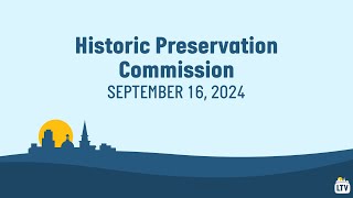 Lynchburg Historic Preservation Commission 9162024 [upl. by Yelnik]