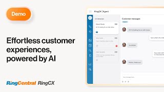 RingCX  Effortless Customer Experiences with AI [upl. by Orag392]