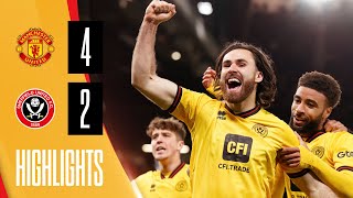 Manchester United 42 Sheffield United  Premier League highlights [upl. by Brottman]