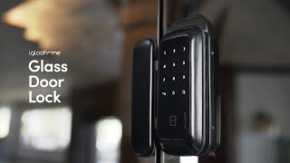 igloohome Glass Door Lock Feature Video [upl. by Acirehs]