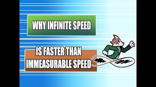 AFampC Episode 19  Why Infinite Speed is Faster than Immeasurable Speed [upl. by Animsay]