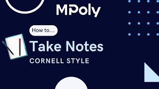 Take Notes Cornell Style [upl. by Haggai]