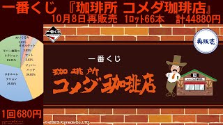 一番くじ 『珈琲どころ コメダ珈琲店』が10月8日に再販売するので、紹介していきます。 [upl. by Vanna]