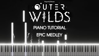 Outer Wilds  Epic Medley Piano Tutorial [upl. by Line]