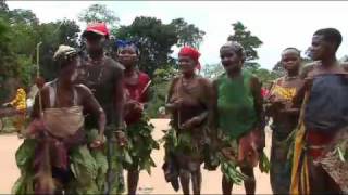 Mbute Pygmies Tribal Dance [upl. by Octavla]