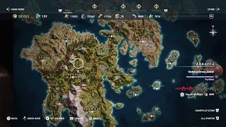 Assassins Creed Odyssey  Full World Map ALL LOCATIONS 100 Biggest Open World Game [upl. by Bessy]