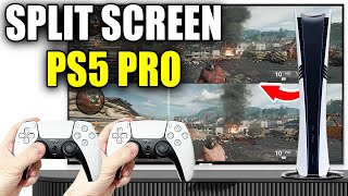 How To Play COD Black Ops 6 Split Screen On PS5 Pro  Easy Guide [upl. by Melise]