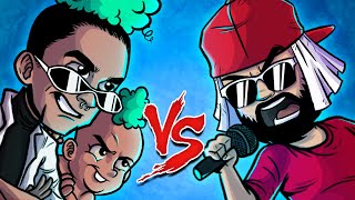 Jooj Natu Vs Mussoumano  Batalha de Youtubers Animada [upl. by Jorry]