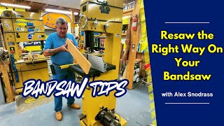 Important Resawing Tip Every Bandsaw User Should Know Before Cutting [upl. by Roban824]