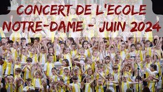 Concert de fin dannée de lécole NotreDame  Paroisse de SollièsPont [upl. by Cesare]