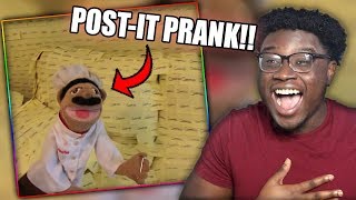 BOWSER JR DOES THE STICKY NOTE PRANK  SML Movie Bowser Juniors Cookies Reaction [upl. by Greg]