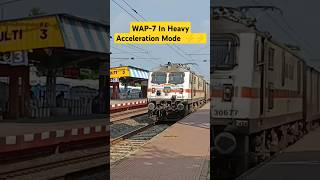 Super Acceleration Of WAP7 Locomotive With Jasidih Bengaluru Express shorts [upl. by Amoakuh]