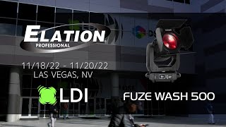 Elation Professional  FUZE WASH 500™  LDI2022 [upl. by Yoho23]