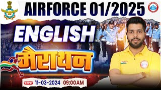 Airforce 012025  Airforce English Marathon English PYQs For Airforce By Anuj Sir [upl. by Ping]