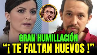 💥 GRAN HUMILLACIÓN💥 ¡Macarena OLONA DESTRUYE a Pablo IGLESIAS tras la DISIMIÓN de ÍÑIGO ERREJÓN [upl. by Aubin]