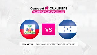 2022 Concacaf W Qualifiers  Haiti vs Honduras  Group E [upl. by Anatola688]