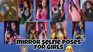 mirror selfie poses for girls  shy girl selfie poses [upl. by Sheffield]