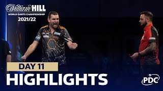 TIEBREAK THRILLER  Day 11 Afternoon Highlights  202122 William Hill World Darts Championship [upl. by Nohsed799]